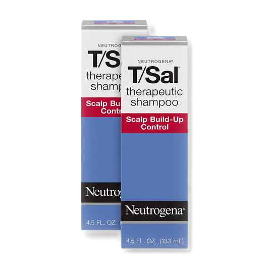 Neutrogena T/Sal Shampoo 3% Salicylic Acid 4.5 fl oz (133 ml) - Pack of 2