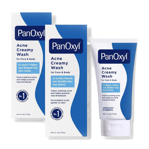 PanOxyl Creamy Wash 4% Benzoyl Peroxide 6 oz – Pack of 2