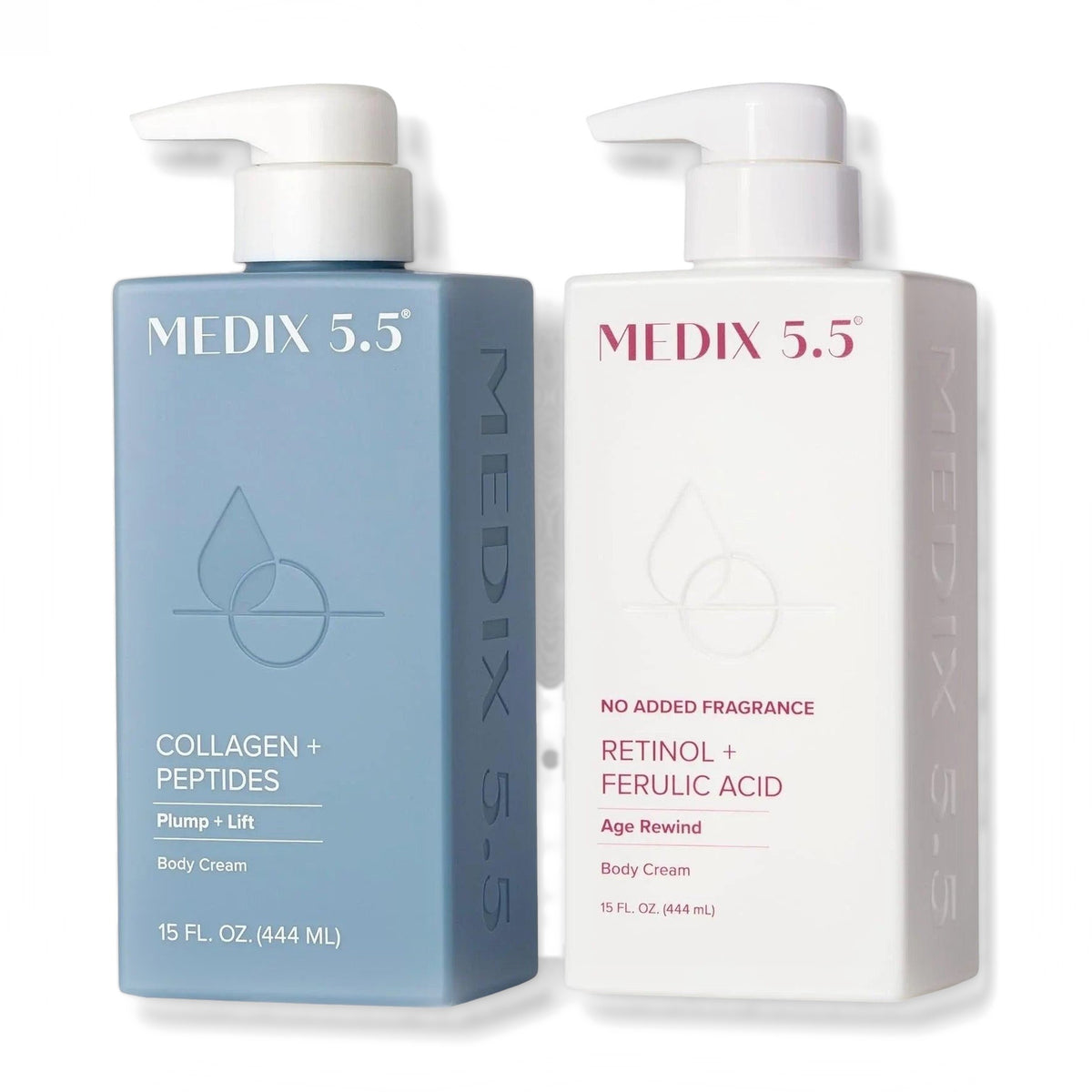 Medix 5.5 Retinol + Collagen Peptide Body Cream Set 444 ml (15 fl oz) Each — product view