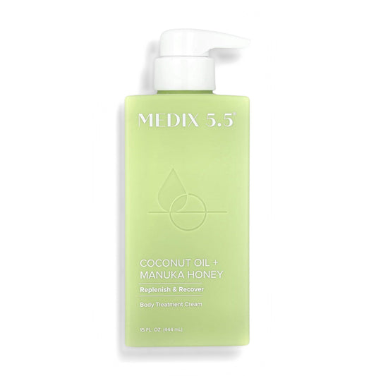 Medix 5.5 Coconut Oil + Manuka Honey Body Treatment Cream 444 ml (15 fl oz)