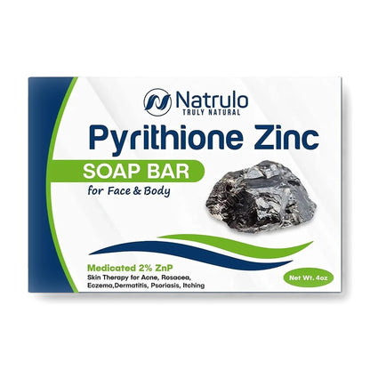 Natrulo Zinc Cleansing Bar 2% Pyrithione Zinc 4 oz