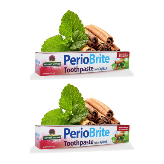 Nature's Answer PerioBrite Toothpaste Cinnamon 113 g (4 oz), Pack of 2