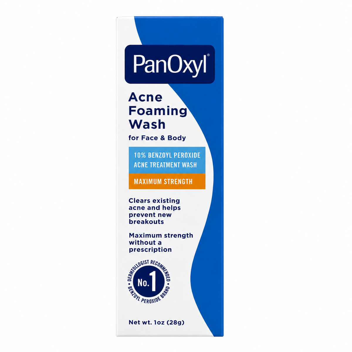 PanOxyl Foaming Wash 10% Benzoyl Peroxide 1 oz (28 g)