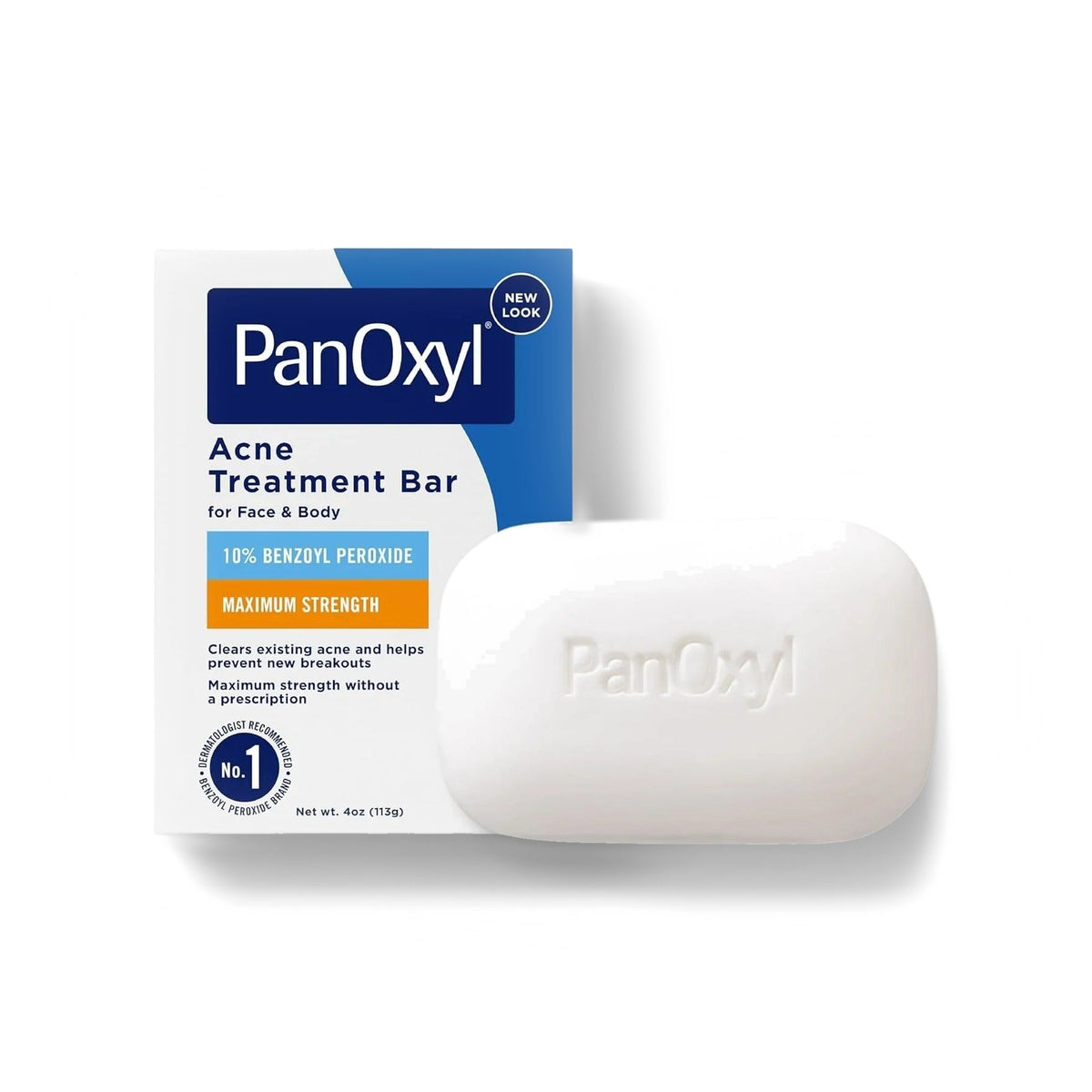 PanOxyl Acne Treatment Bar 10% Benzoyl Peroxide 113 g