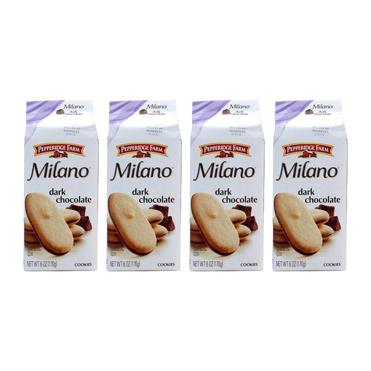 Pepperidge Farm Dark Chocolate Milano Cookies 170 g (6 oz), Pack of 4 — product view