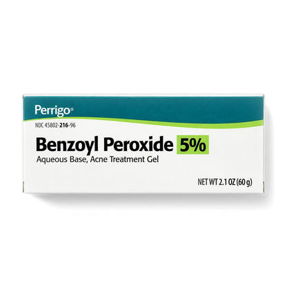 Perrigo Benzoyl Peroxide 5% Acne Treatment Gel 2.1 oz (60 g)