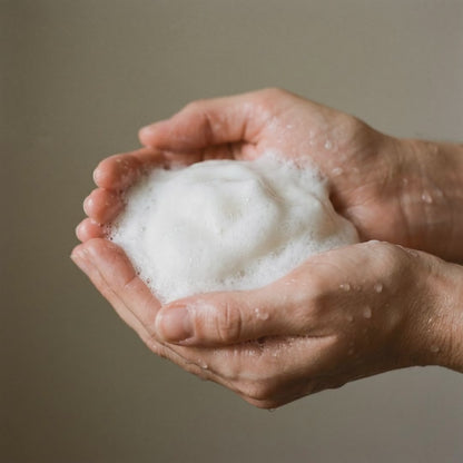 PanOxyl Foaming Wash 10% Benzoyl Peroxide: rich foaming lather close-up video
