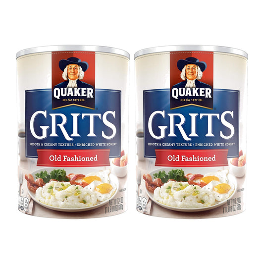 Quaker Old Fashioned Grits 680 g (24 oz), Pack of 2