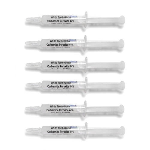White Teeth Global Teeth Whitening Gel 44% Carbamide Peroxide 6 x 3ml Syringes