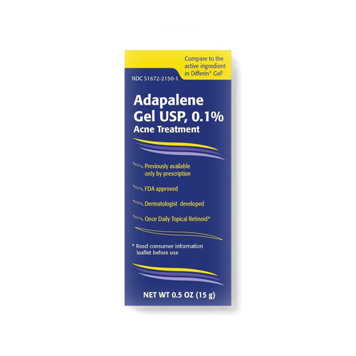 Taro Adapalene Gel 0.1% Acne Treatment Paraben Free 0.5 oz