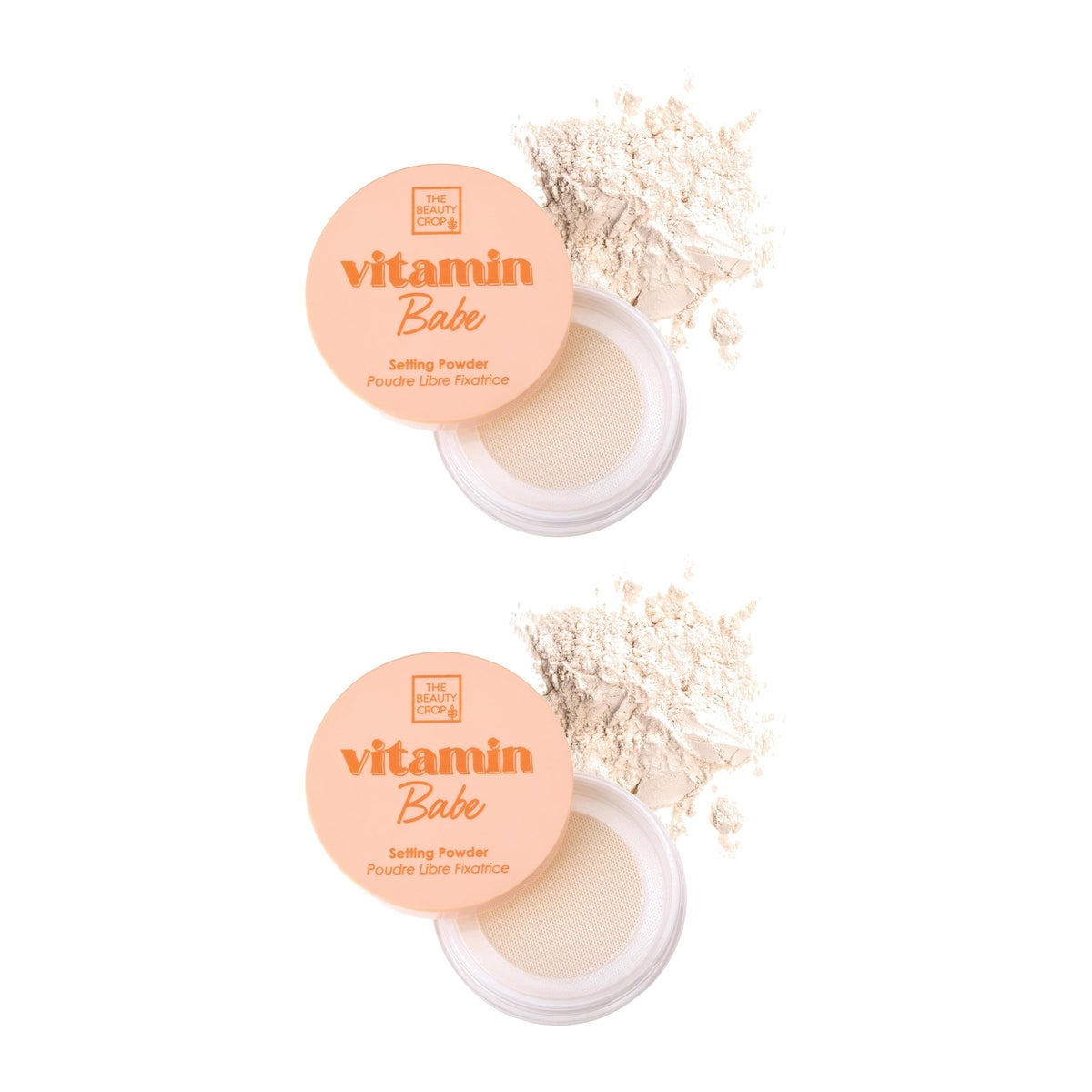 The Beauty Crop Vitamin Babe Translucent Setting Powder, Pack of 2 — product view