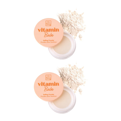 The Beauty Crop Vitamin Babe Translucent Setting Powder, Pack of 2