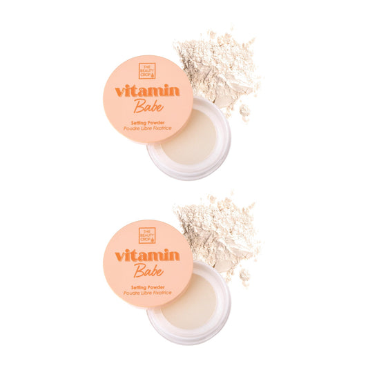 The Beauty Crop Vitamin Babe Translucent Setting Powder, Pack of 2