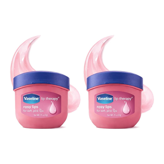 Vaseline Lip Therapy Rosy Lips Mini Lip Balm, Pack of 2