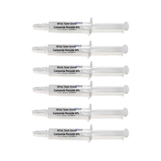 White Teeth Global Teeth Whitening Gel 44% Carbamide Peroxide 6 x 3ml Syringes