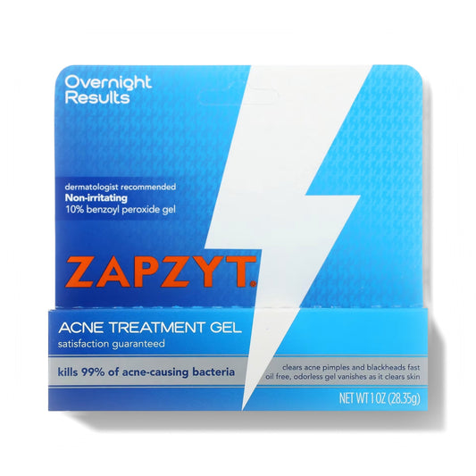 Zapzyt Acne Treatment Gel 10% Benzoyl Peroxide 1 oz