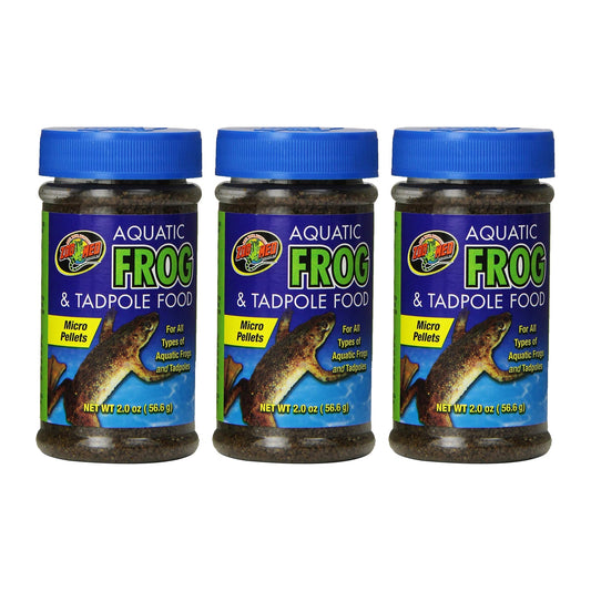 Zoo Med Aquatic Frog and Tadpole Food 57 g (2 oz), Pack of 3