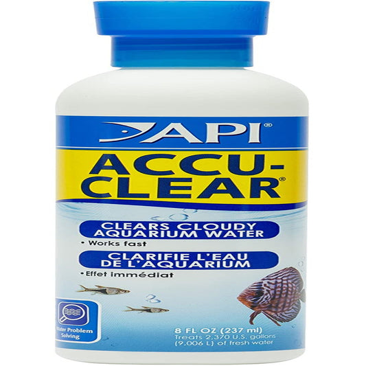 API ACCU-CLEAR Freshwater Aquarium Water Clarifier 8-Ounce Bottle