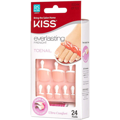 Kiss Everlasting French Toenail Kit - Limitless