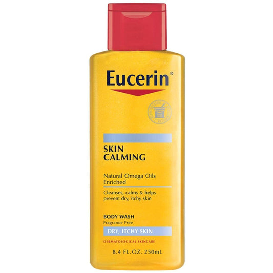 Eucerin Dry Skin Calming Body Wash Oil, 8.4 Fl Oz