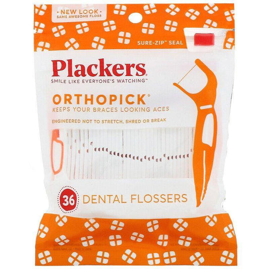 Plackers Orthopick Dental Flossers 36 - USA in UK