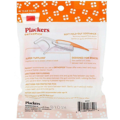 Plackers Orthopick Dental Flossers 36 - USA in UK