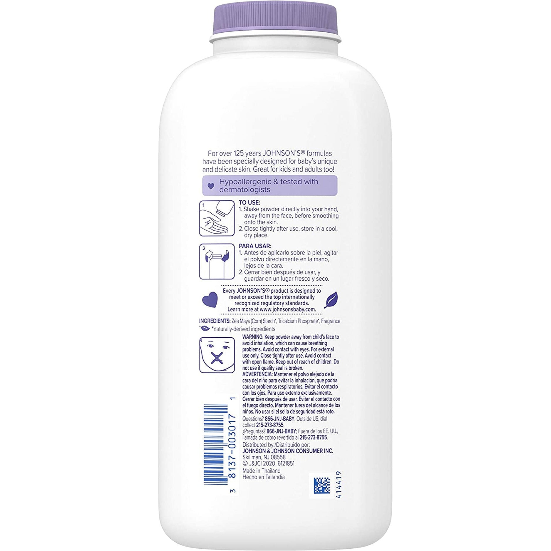 Johnsons Baby Powder with Lavender and Chamomile 445 Ml