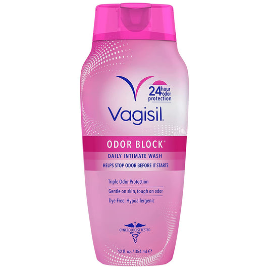 Vagisil Odor Block Daily Intimate Vaginal Wash, 12 Ounce