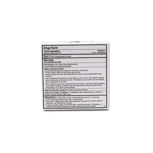 Dermaharmony 10% Benzoyl Peroxide Cleansing Bar for Acne 4 oz