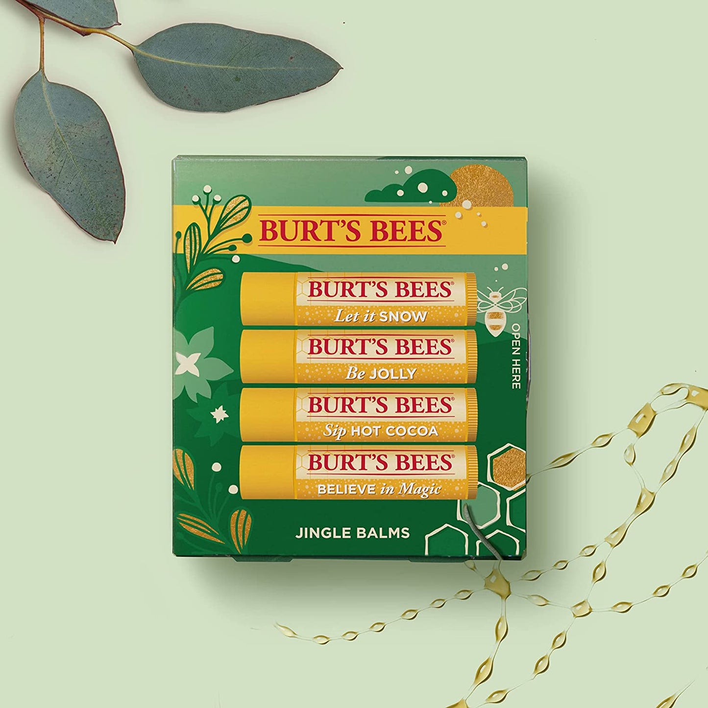 BURTS BEES JINGLE BALMS GIFT SET