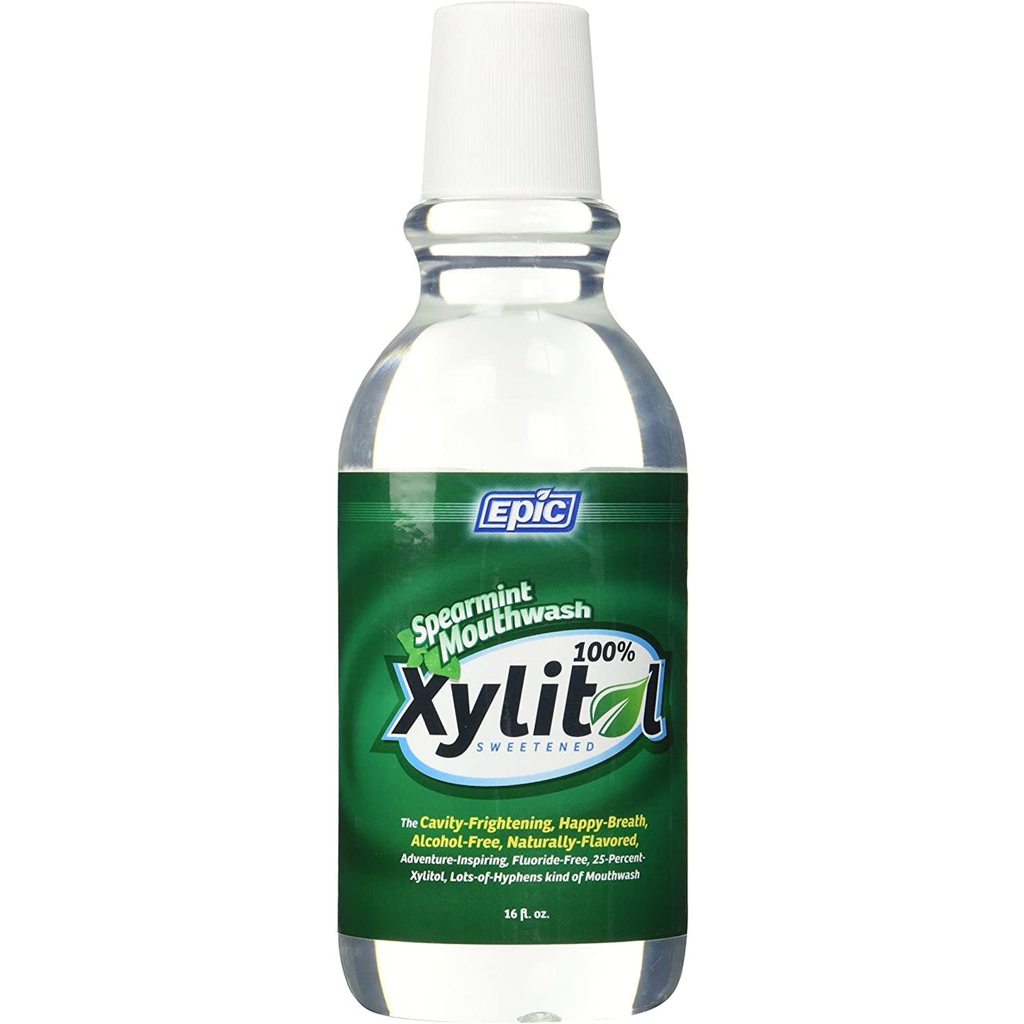 Epic Dental Xylitol Mouthwash Spearmint, 16 Oz