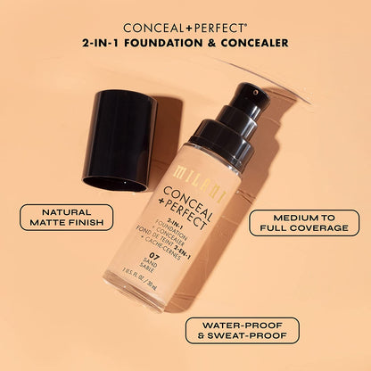 MILANI Conceal + Perfect 2-In-1 Foundation + Concealer - Warm Beige