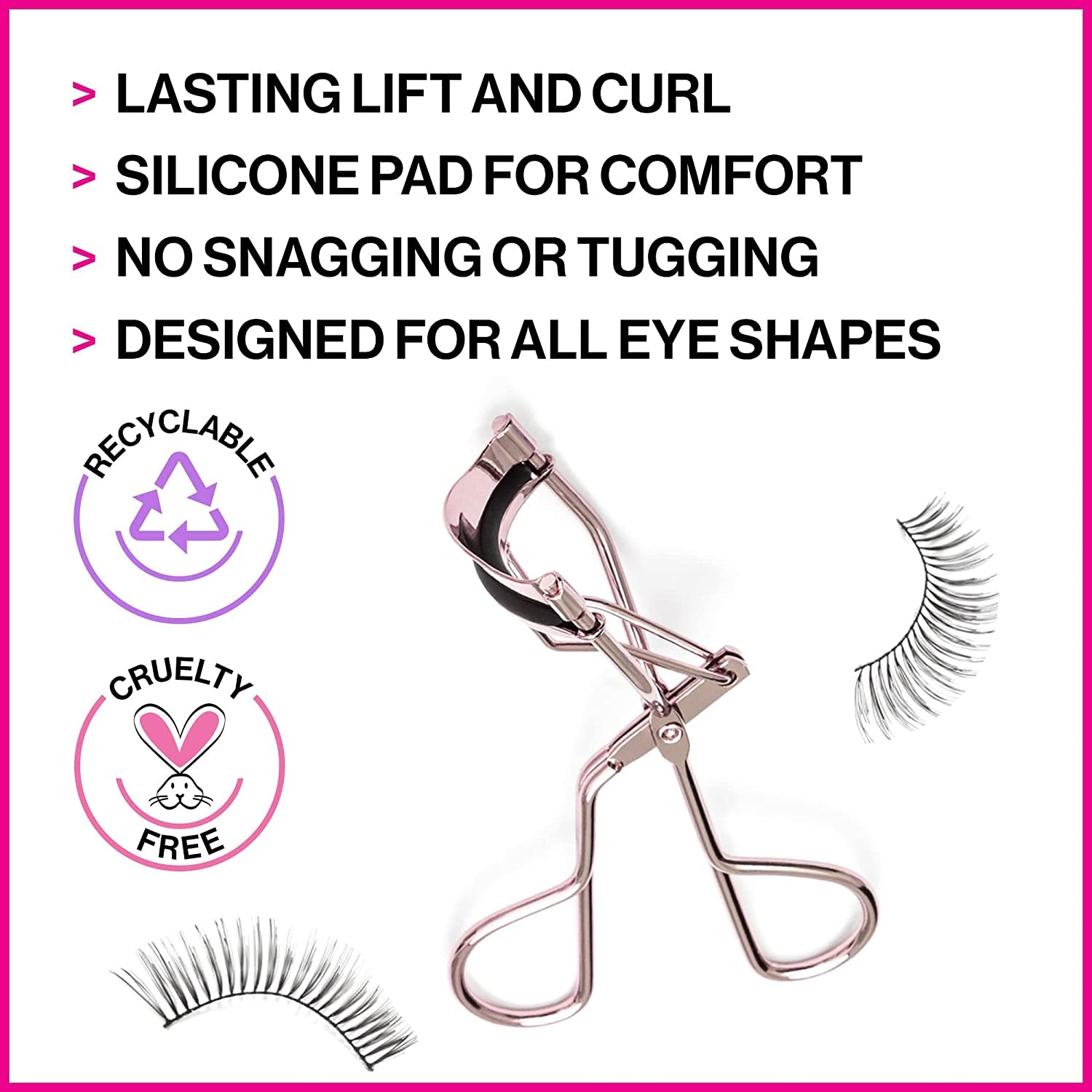 Wet N Wild High on Lash Eyelash Curler with Comfort Grip