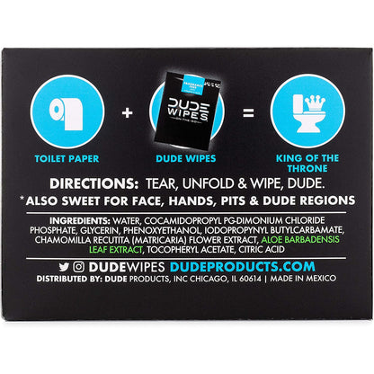 Dude Products Dude Wipes Box of 30