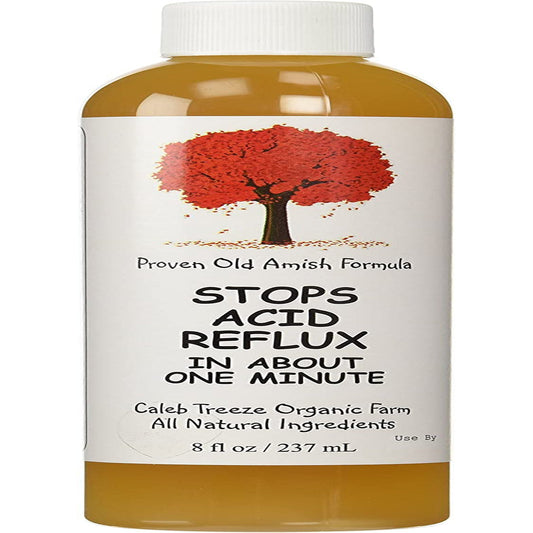 Caleb Treeze Organic Farm Stops Acid Reflux Organic and Natural - 8 Oz