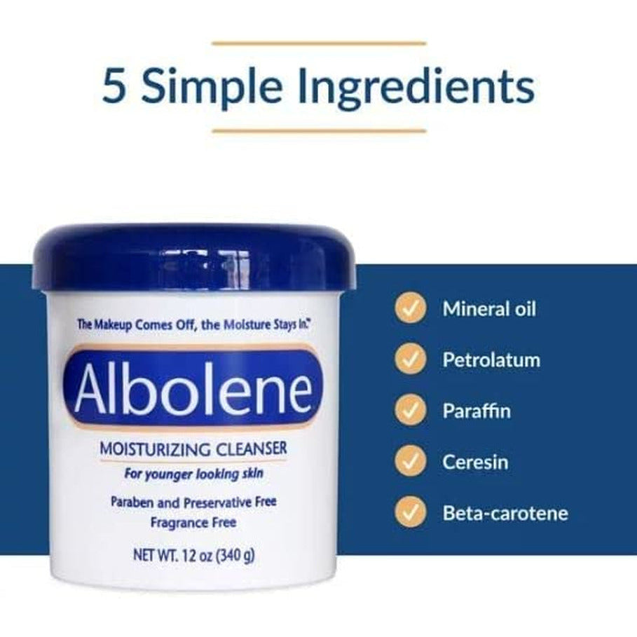 DSE Albolene Moisturizing Cleanser, 12 Fluid Ounce