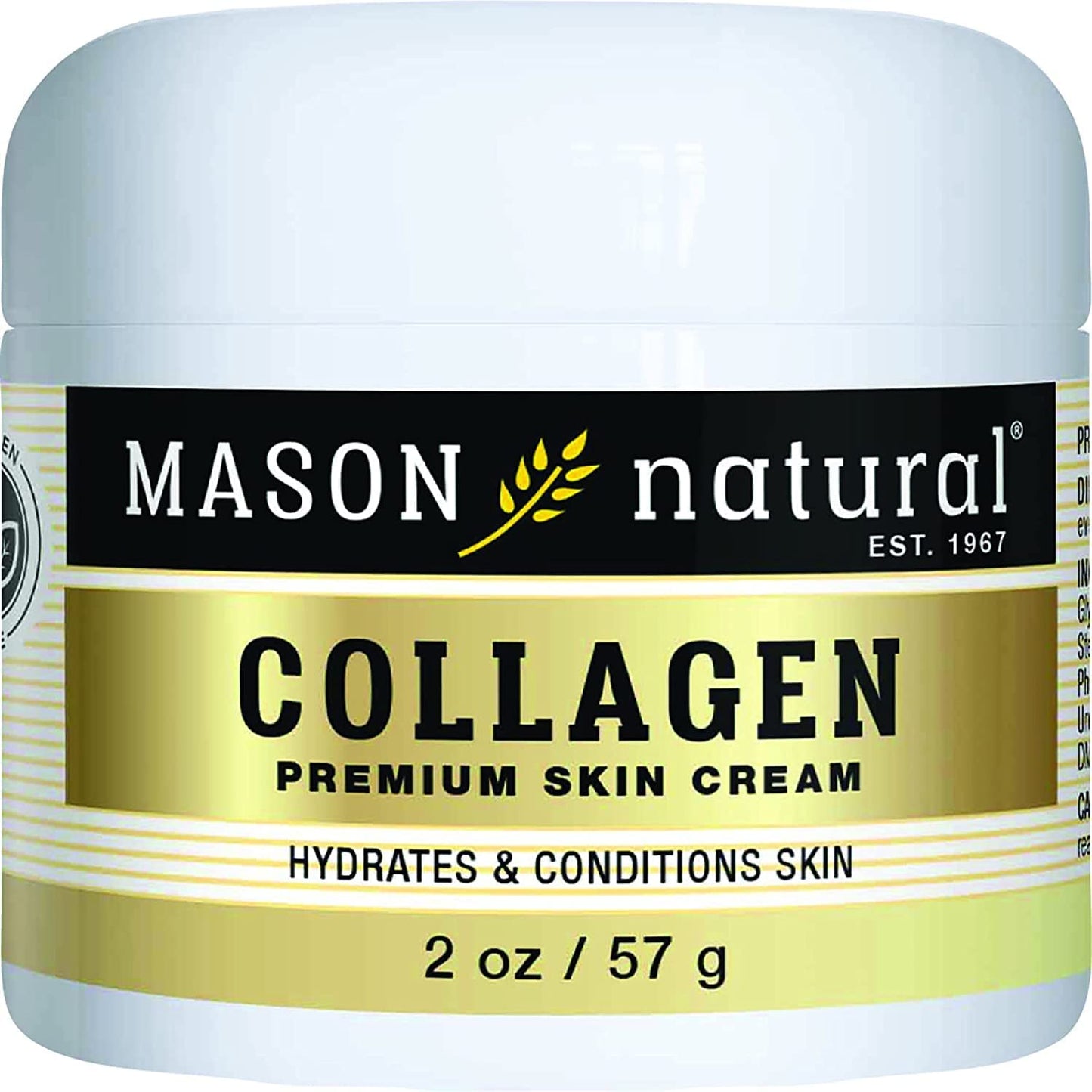 Mason Natural Vitamins Collagen Beauty Cream 100% Pure Collagen Pear Scent, 2 Fluid Ounce