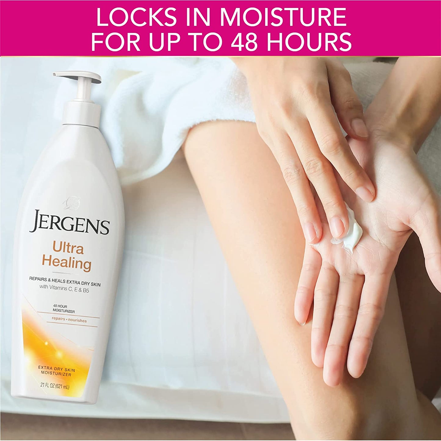 Jergens Ultra Healing Extra Dry Skin Moisturizer, 21 Ounces