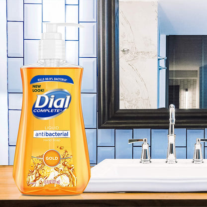 Dial Antibacterial Liquid Hand Soap, Gold, 7.5 Ounce