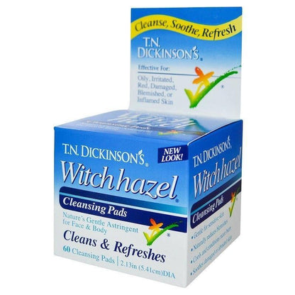 T.N. Dickinson's Witch Hazel Cleansing Pads - USA in UK