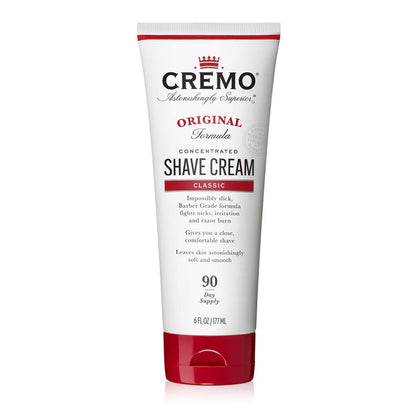 Cremo Original Shave Cream, Astonishingly Superior Smooth Shaving Cream Fights Nicks, Cuts and Razor Burn, 6 Ounces