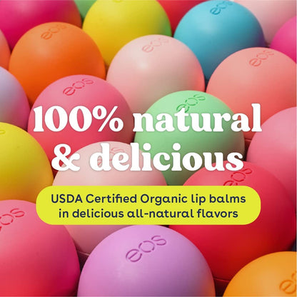 EOS Organic Lip Balm Sphere - Tropical Mango | Certified Organic & 100% Natural | 0.25 Oz.