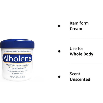 DSE Albolene Moisturizing Cleanser, 12 Fluid Ounce