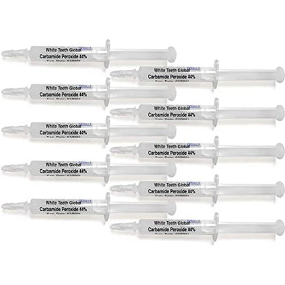 Teeth Whitening Gel Syringe Dispensers 44% Carbamide Peroxide Tooth Bleaching Gel Dispensers 10 pcs