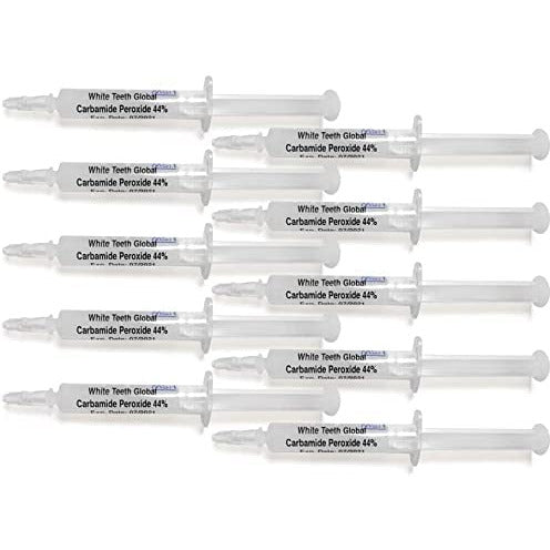 Teeth Whitening Gel Syringe Dispensers 44% Carbamide Peroxide Tooth Bleaching Gel Dispensers 10 pcs