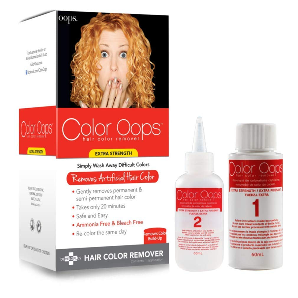 Developlus FCOP0002 Color Oops Hair Color Remover, Extra Strength, Extra Conditioning