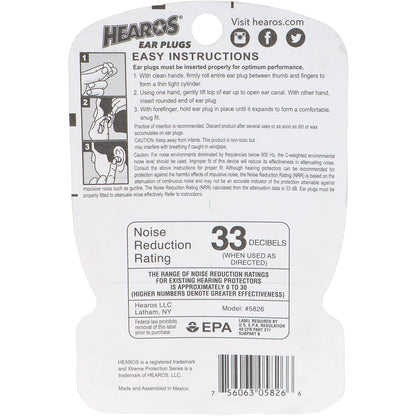 Hearos Ear Plugs - Xtreme Protection Series, 14 Pr