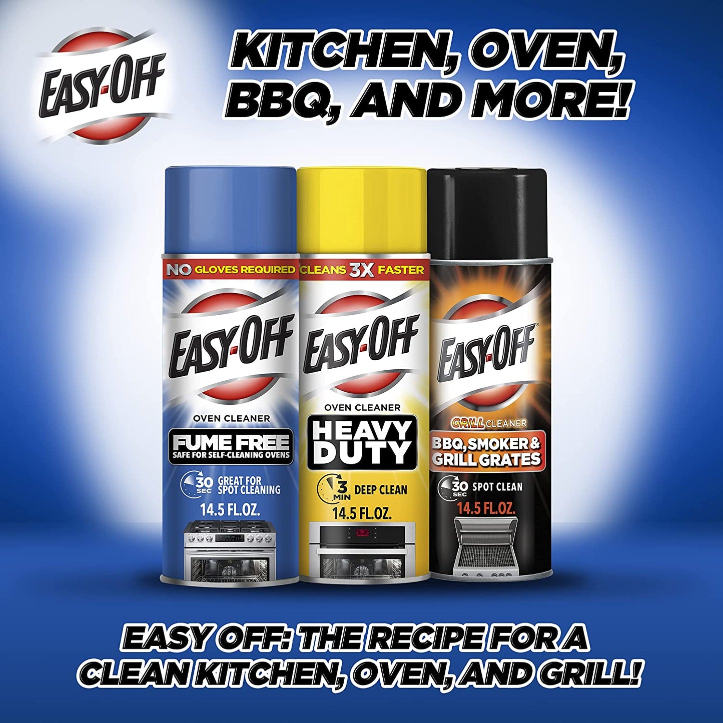 Easy-Off Fume Free Oven Cleaner, Lemon 14.5 Oz Can