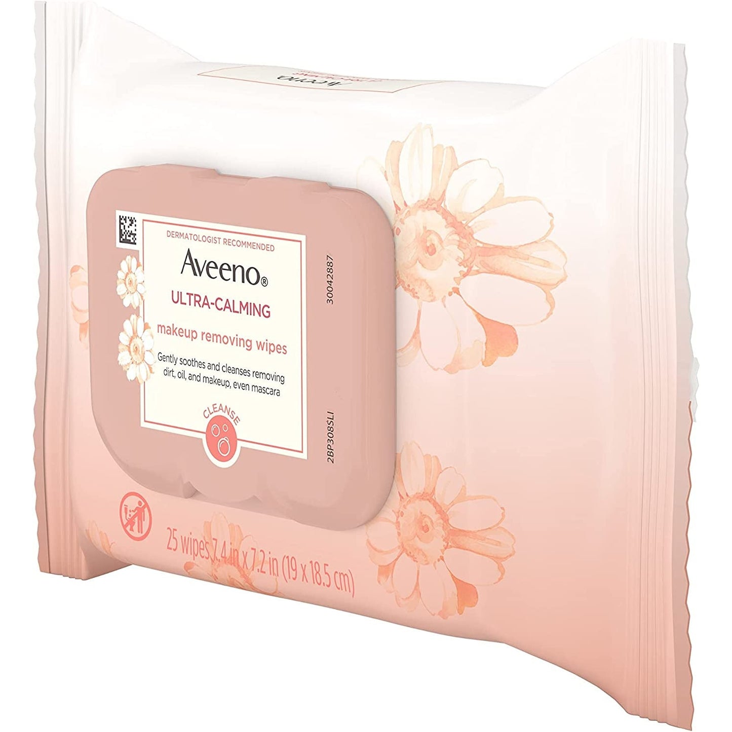 Aveeno Ultra Calming Makeup Removing Wipes, 25 Count