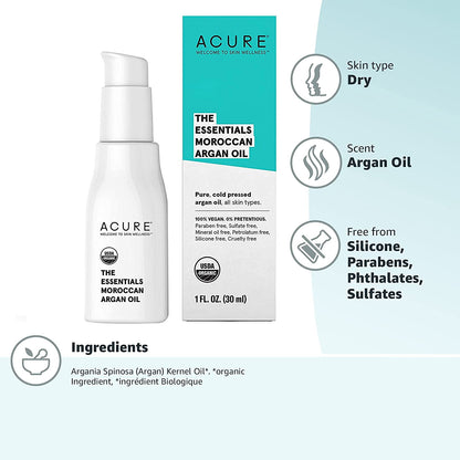 ACURE the Essentials Moroccan Argan Oil 30Ml